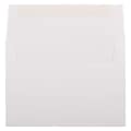 JAM Paper A7 Strathmore Invitation Envelopes, 5.25 x 7.25, Bright White Linen, 50/Pack (191189I)