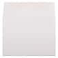 JAM Paper® A7 Strathmore Invitation Envelopes, 5.25 x 7.25, Bright White Linen, 50/Pack (191189I)
