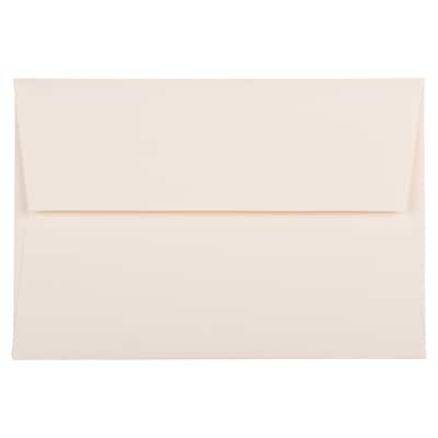 JAM Paper A8 Strathmore Invitation Envelopes, 5.5 x 8.125, Natural White Wove, 50/Pack (191205I)