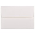 JAM Paper® A8 Strathmore Invitation Envelopes, 5.5 x 8.125, Bright White Pinstripe, Bulk 250/Box (191212H)