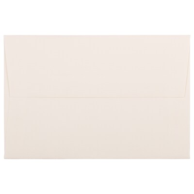 JAM Paper A8 Strathmore Invitation Envelopes, 5.5 x 8.125, Natural White Pinstripe, 25/Pack (191213)