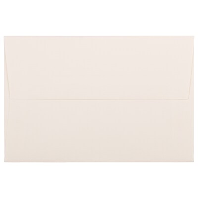 JAM Paper A8 Strathmore Invitation Envelopes, 5.5 x 8.125, Natural White Pinstripe, 50/Pack (191213I