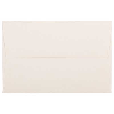 JAM Paper A8 Strathmore Invitation Envelopes, 5.5 x 8.125, Natural White Pinstripe, 50/Pack (191213I