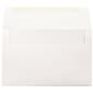 JAM Paper A10 Strathmore Invitation Envelopes, 6 x 9.5, Bright White Wove, 25/Pack (191220)