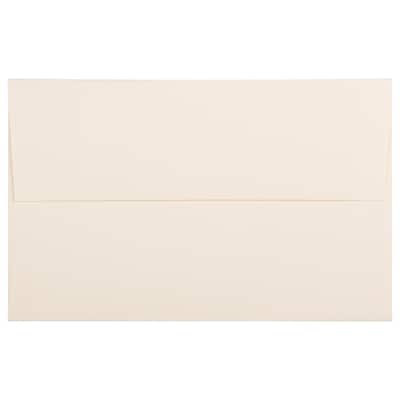 JAM Paper A10 Strathmore Invitation Envelopes, 6 x 9.5, Natural White Wove, 25/Pack (191223)
