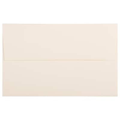 JAM Paper A10 Strathmore Invitation Envelopes, 6 x 9.5, Natural White Wove, 50/Pack (191223I)