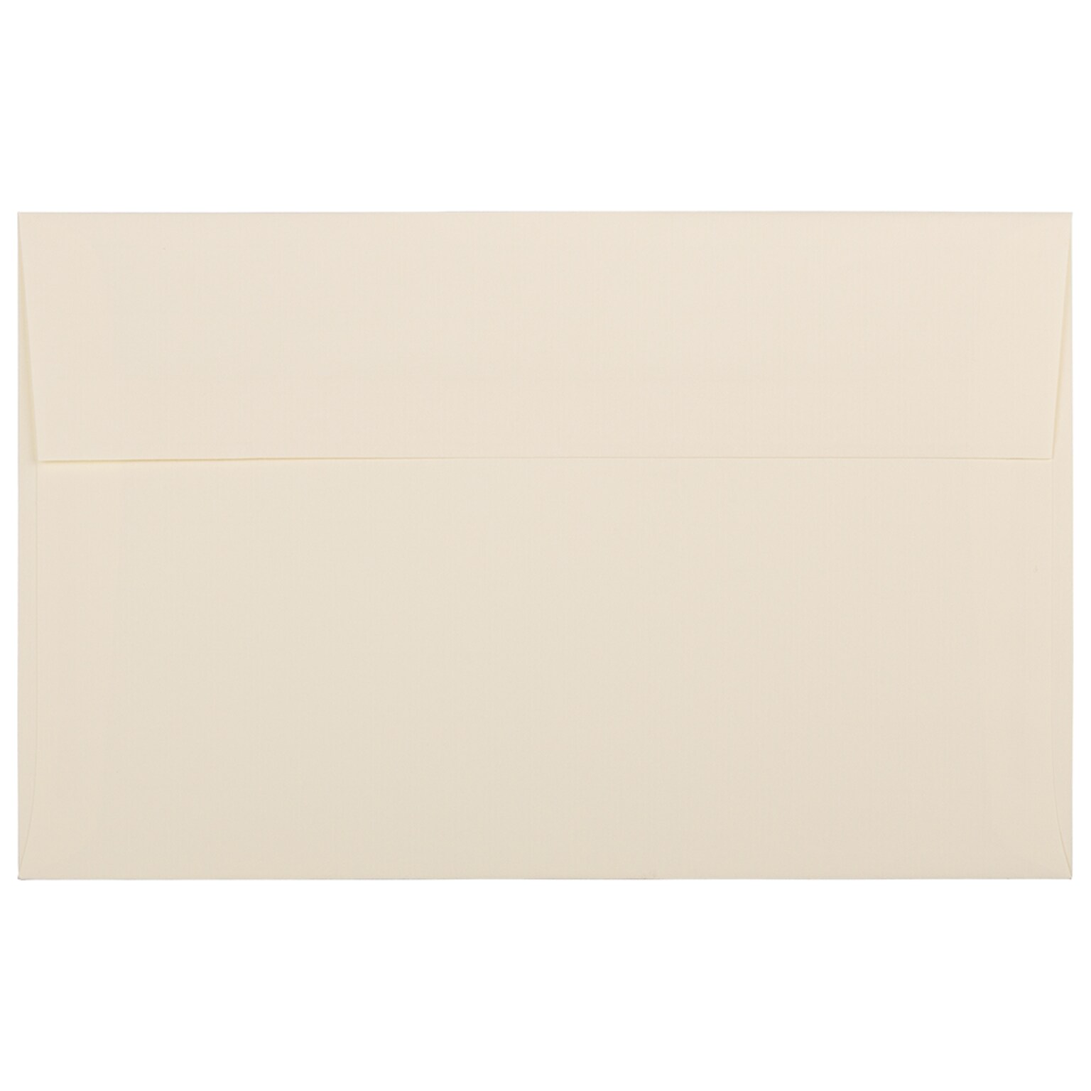 JAM Paper® A10 Strathmore Invitation Envelopes, 6 x 9.5, Ivory Laid, 50/Pack (191229I)
