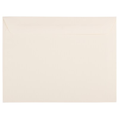 JAM Paper® 9 x 12 Booklet Strathmore Envelopes, Ivory Wove, 25/Pack (194504)