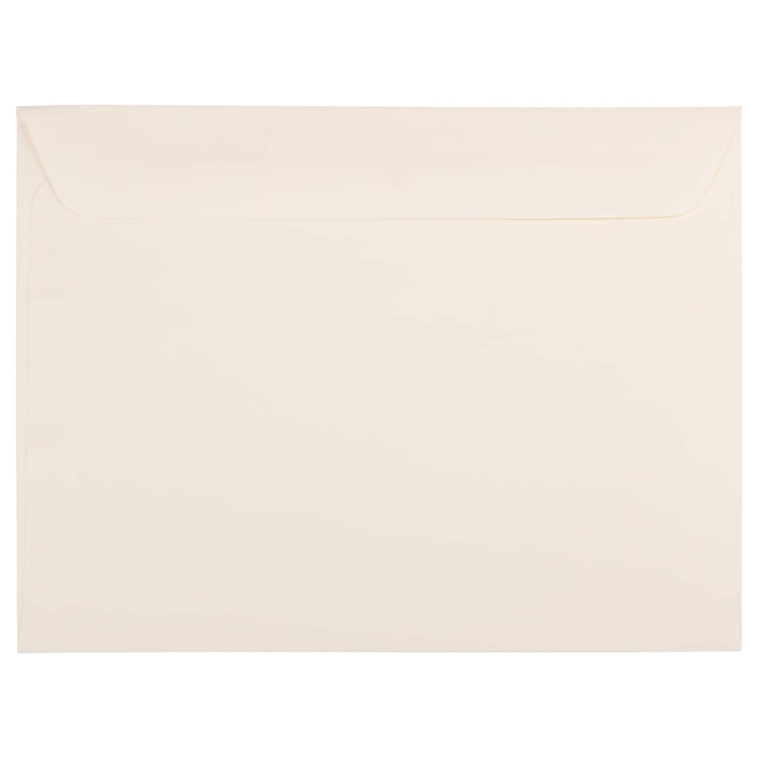 JAM Paper® 9 x 12 Booklet Strathmore Envelopes, Ivory Wove, 25/Pack (194504)