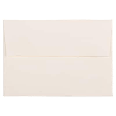 JAM Paper 4Bar A1 Strathmore Invitation Envelopes, 3.625 x 5.125, Natural White Wove, 25/Pack (19489