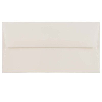 JAM Paper Monarch Strathmore Invitation Envelopes, 3.875 x 7.5, Bright White Wove, Bulk 1000/Carton