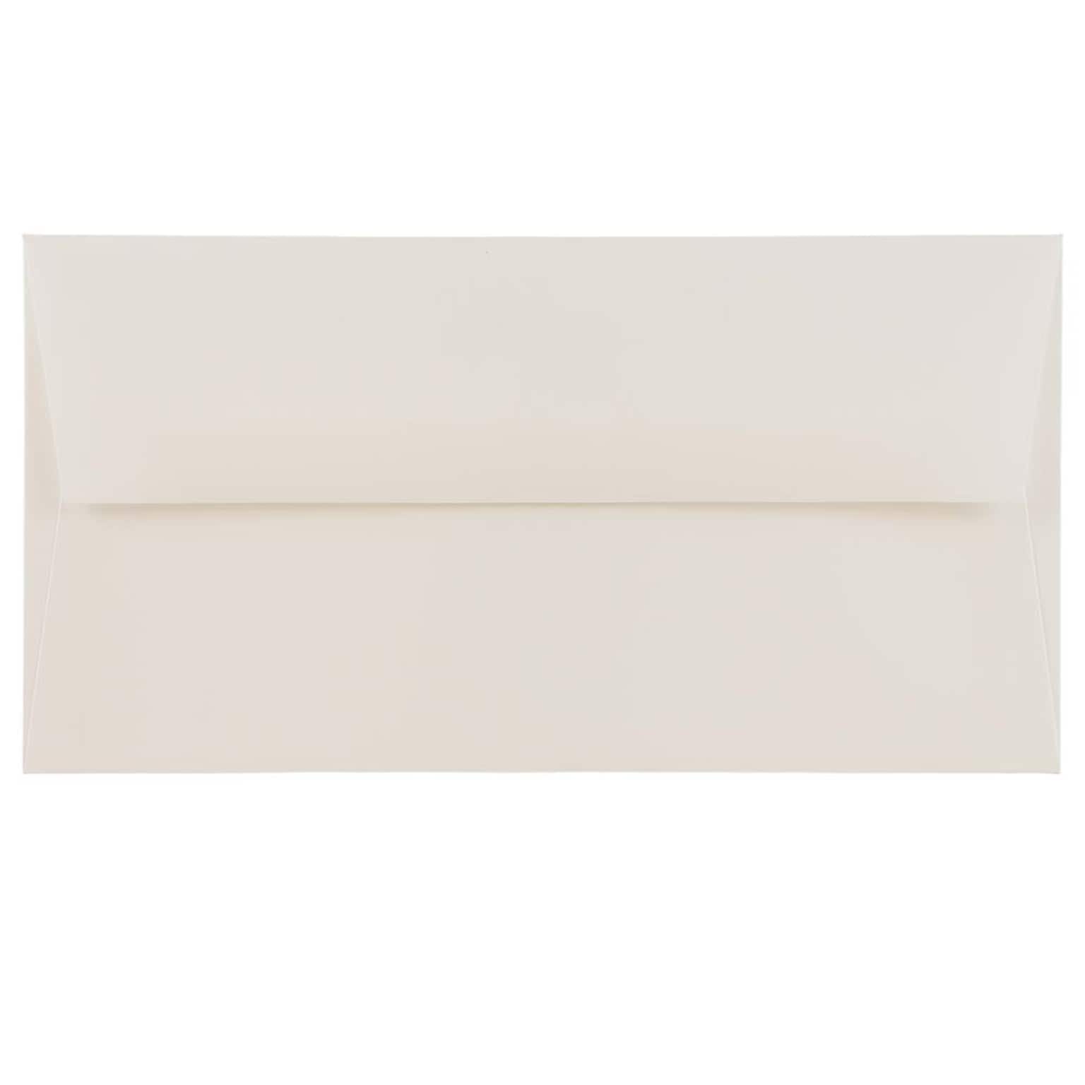 JAM Paper Monarch Strathmore Invitation Envelopes, 3.875 x 7.5, Bright White Wove, Bulk 1000/Carton (0196556B)