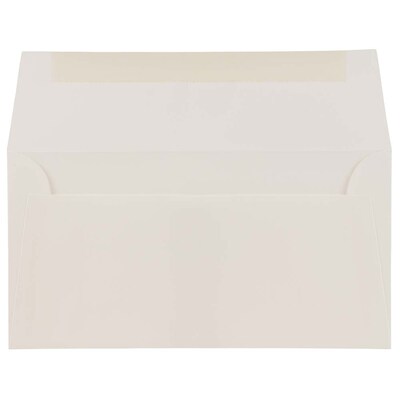 JAM Paper Monarch Strathmore Invitation Envelopes, 3.875 x 7.5, Bright White Wove, Bulk 1000/Carton (0196556B)