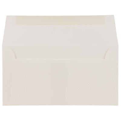 JAM Paper Monarch Strathmore Invitation Envelopes, 3.875 x 7.5, Bright White Wove, Bulk 1000/Carton (0196556B)