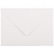 JAM Paper A7 Strathmore Invitation Envelopes with Euro Flap, 5.25 x 7.25, Bright White Laid, 25/Pack