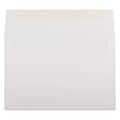 JAM Paper A9 Strathmore Invitation Envelopes, 5.75 x 8.75, Bright White Wove, 25/Pack (31911140)