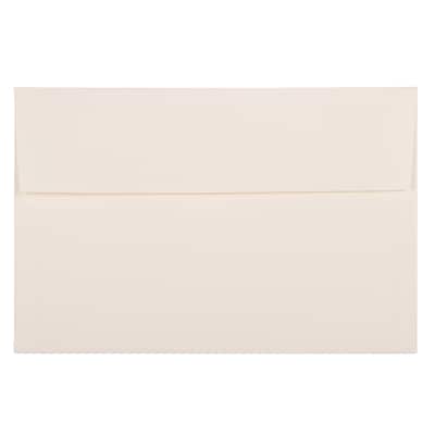 JAM Paper A9 Strathmore Invitation Envelopes, 5.75 x 8.75, Natural White Wove, 25/Pack (31911141)