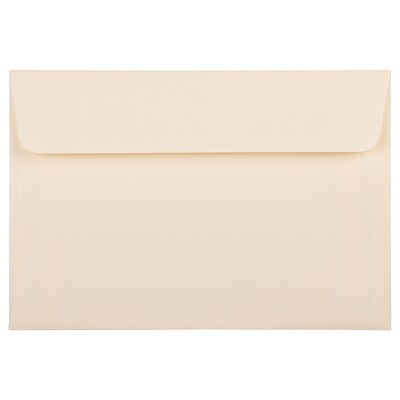 JAM Paper A8 Strathmore Invitation Envelopes, 5.5 x 8.125, Ivory Wove, 25/Pack (900783880)