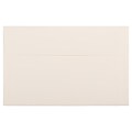 JAM Paper A10 Strathmore Invitation Envelopes, 6 x 9.5, Natural White Linen, 25/Pack (900789414)