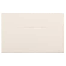 JAM Paper A10 Strathmore Invitation Envelopes, 6 x 9.5, Natural White Linen, 25/Pack (900789414)