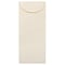 JAM Paper #12 Policy Business Strathmore Envelopes, 4.75 x 11, Natural White Wove, 25/Pack (90089442