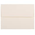 JAM Paper® A2 Strathmore Invitation Envelopes, 4.375 x 5.75, Natural White Wove, 25/Pack (5TTW613)