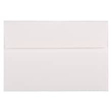 JAM Paper A8 Strathmore Invitation Envelopes, 5.5 x 8.125, Bright White Wove, 25/Pack (STTW761)