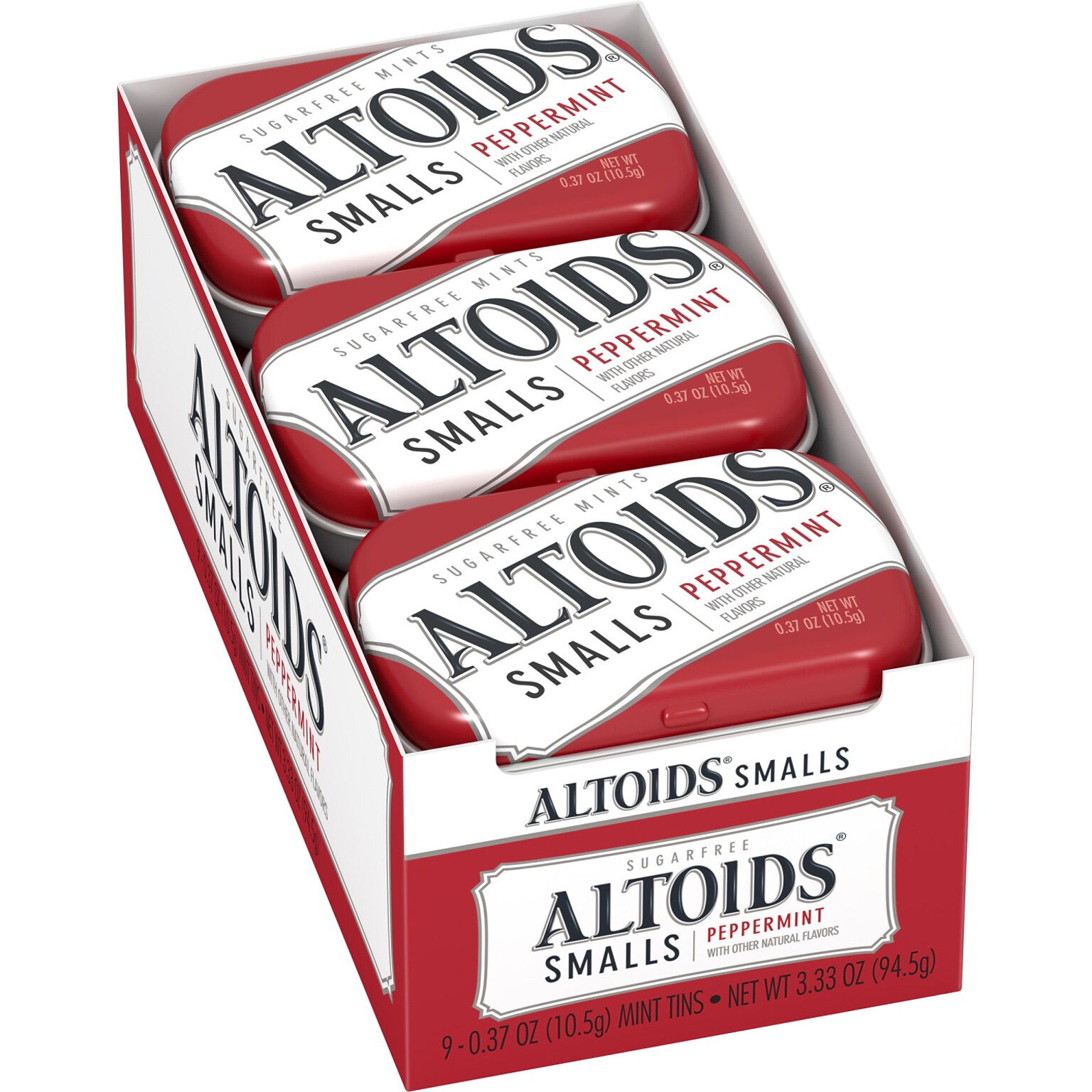 Altoids Smalls Sugar Free Peppermint Mints, 3.33 oz., 9/Pack (209-00486)