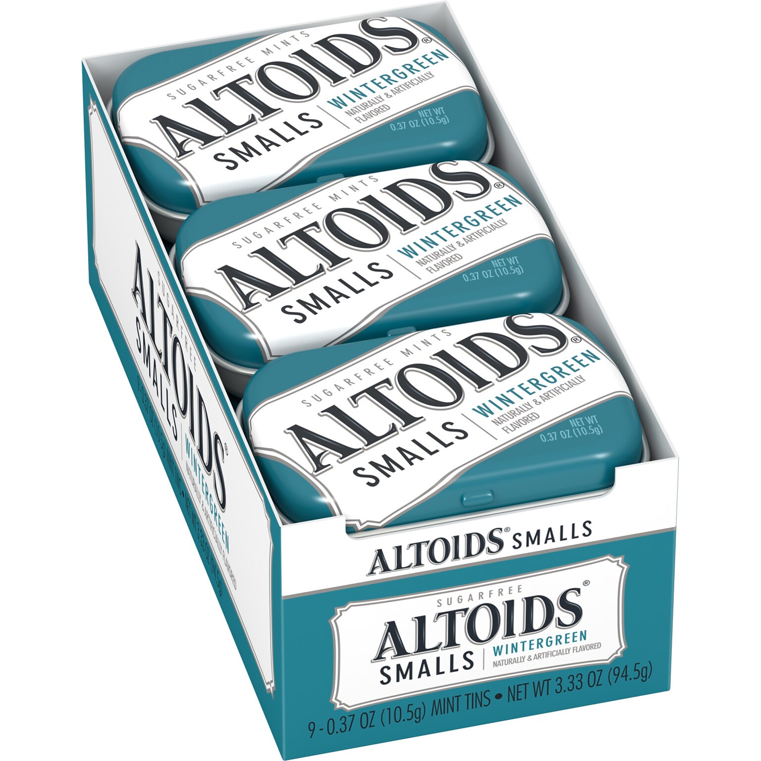 Altoids Smalls Sugar Free Wintergreen Mints, 3.33 oz., 9/Pack (209-00487)