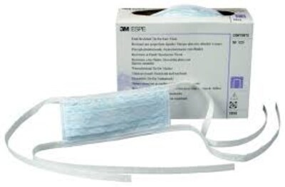 3M™ Tie-On Surgical Mask; 600/Case