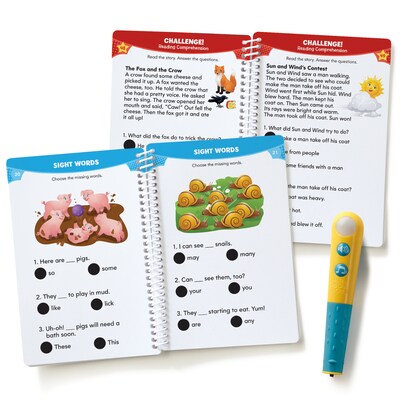 Educational Insights Hot Dots Lets Master 1st Grade Reading, 3/Set (2392)