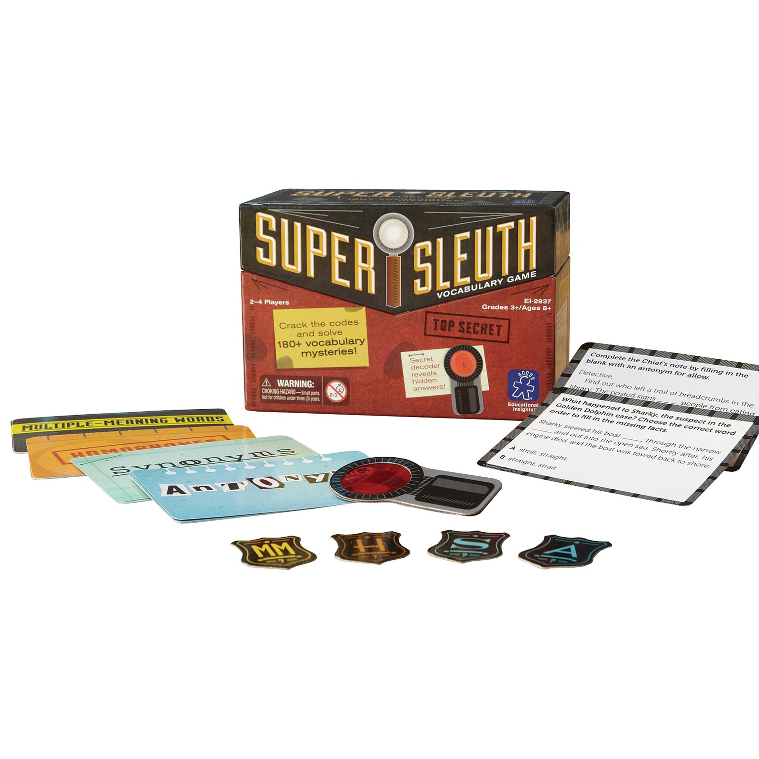 Educational Insights Super Sleuth Vocabulary Game, Grades 3 and Above