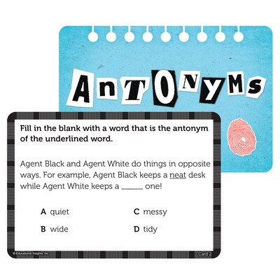 Educational Insights Super Sleuth Vocabulary Game, Grades 3 and Above