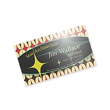 Custom Full Color Business Cards, 16 pt. Coated Stock, Flat Print, 1-Sided, 250/PK