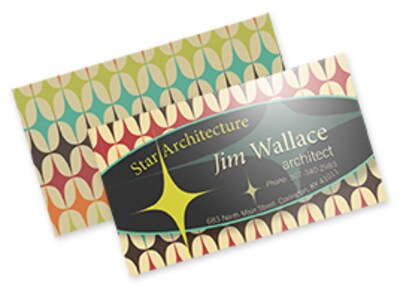 Custom Full Color Business Cards, 16 pt. Coated Stock, Flat Print, 2-Sided, 250/PK