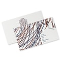 Custom Full Color Business Cards, Warm White Linen 80#, Raised Print, 2-Sided, 250/PK