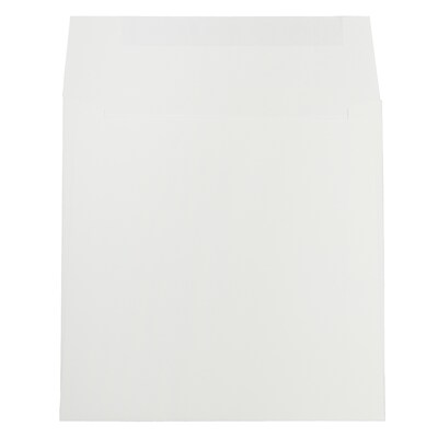 JAM Paper 8.5 x 8.5 Square Strathmore Invitation Envelopes, Bright White Wove, 25/Pack (900858534)