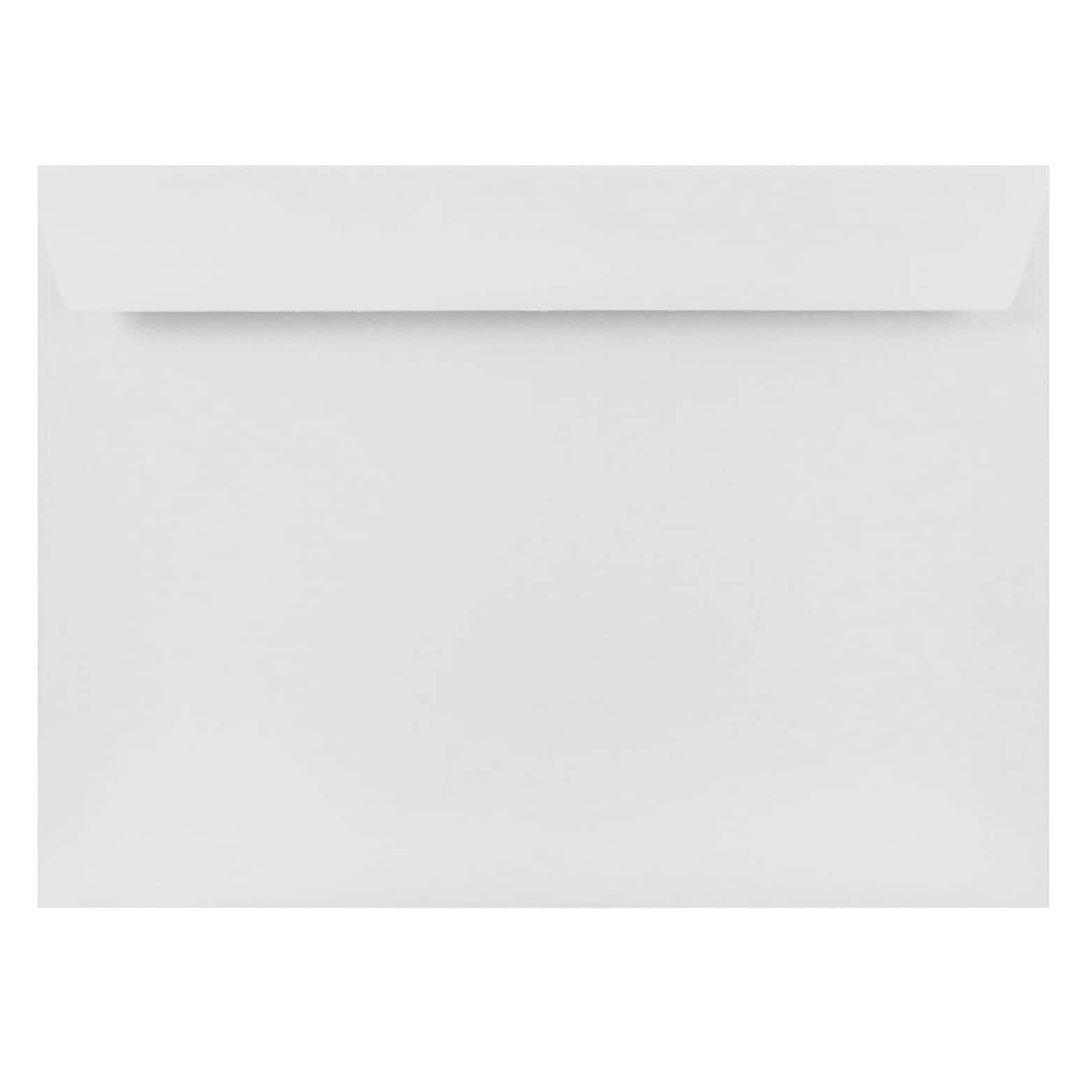 JAM Paper® 9 x 12 Booklet Strathmore Envelopes, Bright White Wove, 50/Pack (46974i)