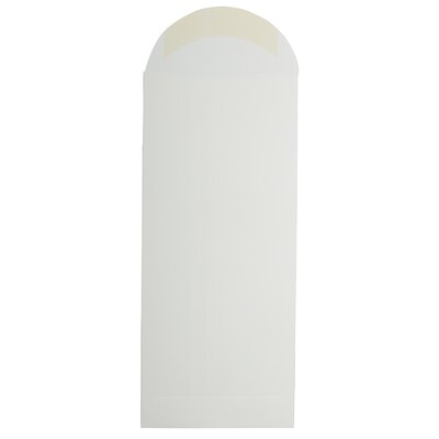 JAM Paper #12 Policy Business Strathmore Envelopes, 4.75 x 11, Bright White Wove, 25/Pack (191253)