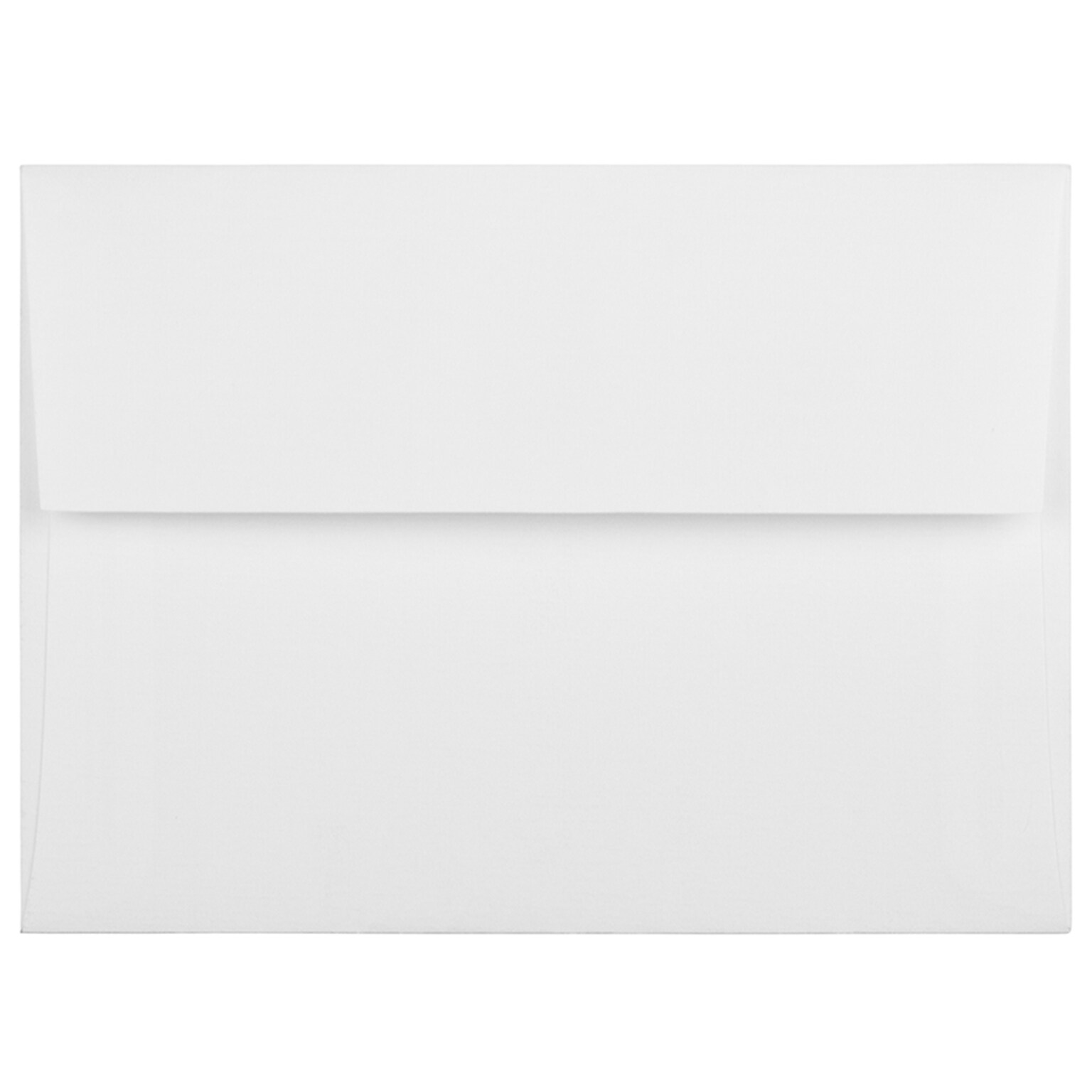 JAM Paper A6 Strathmore Invitation Envelopes, 4.75 x 6.5, Bright White Linen, Bulk 1000/Carton (3137B)