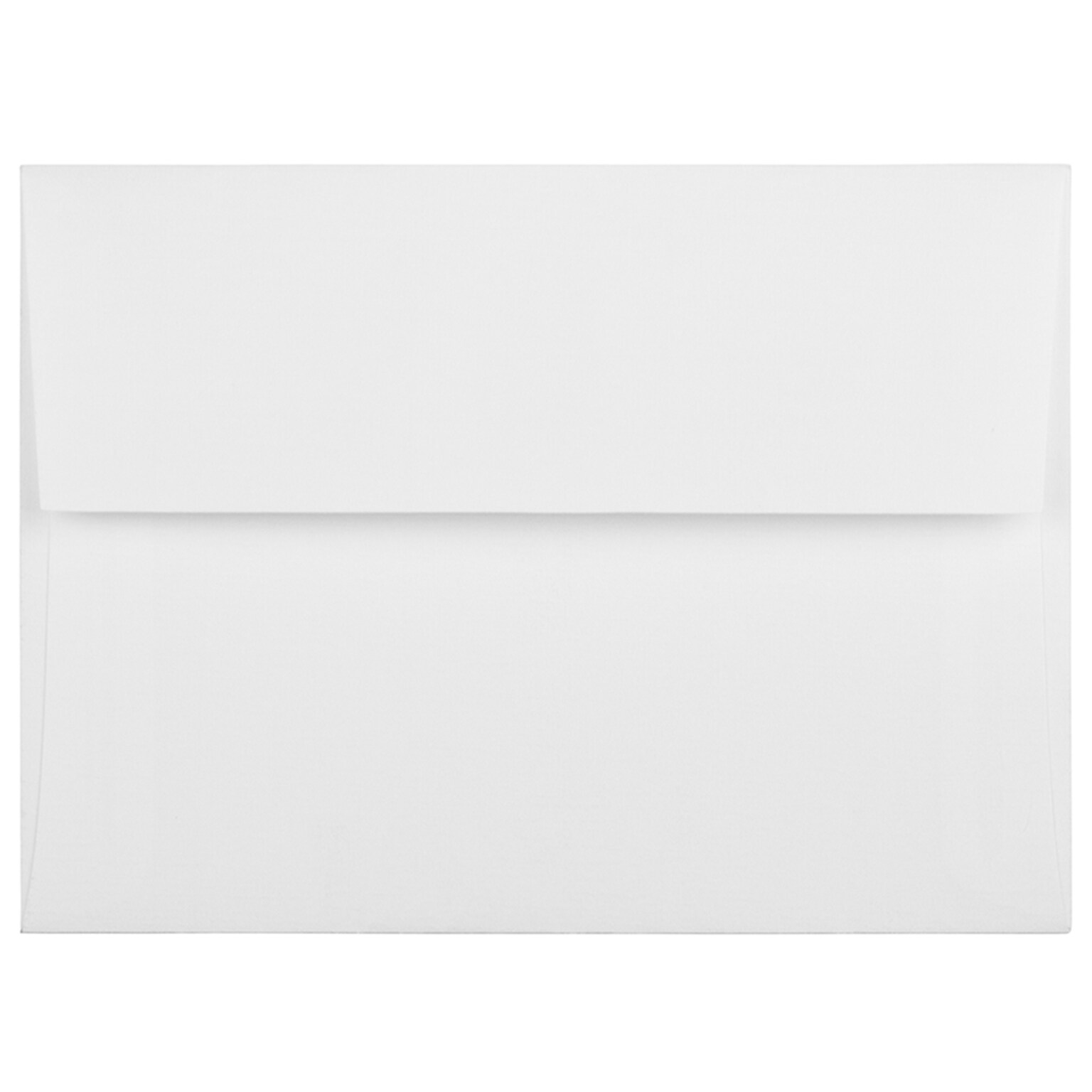 JAM Paper A6 Strathmore Invitation Envelopes, 4.75 x 6.5, Bright White Linen, 25/Pack (3137)