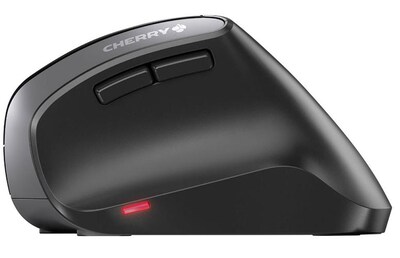 Cherry Wireless Ergonomic Mouse, 6 Button, Adjustable DPI, Black/Grey (JW-4500)