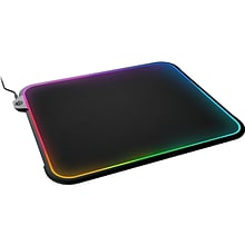 SteelSeries QCK PRISM Cloth RGB Gaming Mouse Mouse Pad, Black (63825)