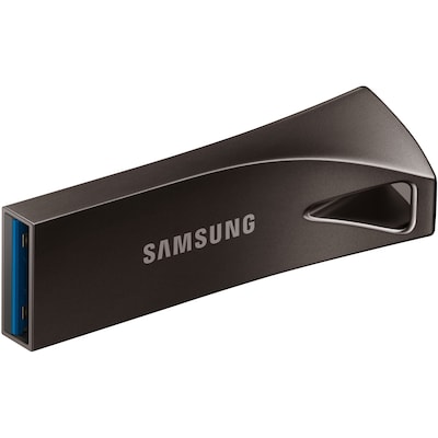 Samsung BAR Plus 128GB USB 3.1 Type A Flash Drive, Titan Gray (MUF-128BE4/AM)