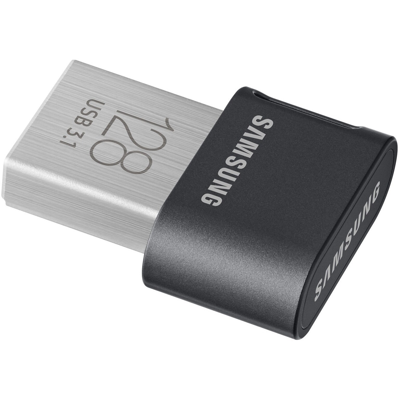 Samsung FIT Plus 128GB USB 3.1 Type A Flash Drive, Black (MUF-128AB/AM)