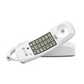 AT&T 210 Trimline Corded Phone, Wall-Mountable, White