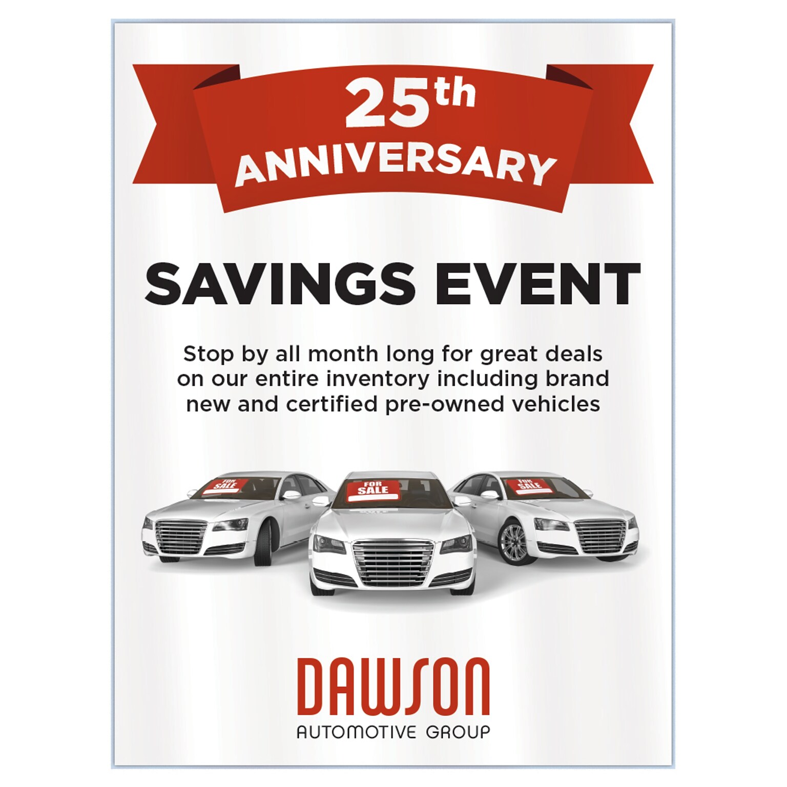 Custom Full Color Poster, 18 x 24, 33 lb. Coated Stock, Vertical