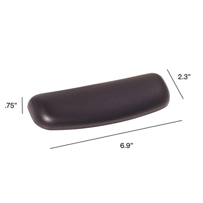 3M™ Gel Wrist Rest for Mouse, Soothing Gel, Easy to Clean Leatherette Cover, 6.9 W, Black (WR305LE)