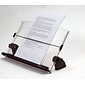 3M® Plastic Document Stand with Lip & Guide Bar, Black/Clear (DH630)