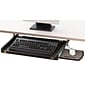 3M™ Under-Desk Keyboard Drawer, Three Height Settings, Gel Wrist Rest, Slide-out Mouse Platform, Precise Mouse Pad, Black (KD45)